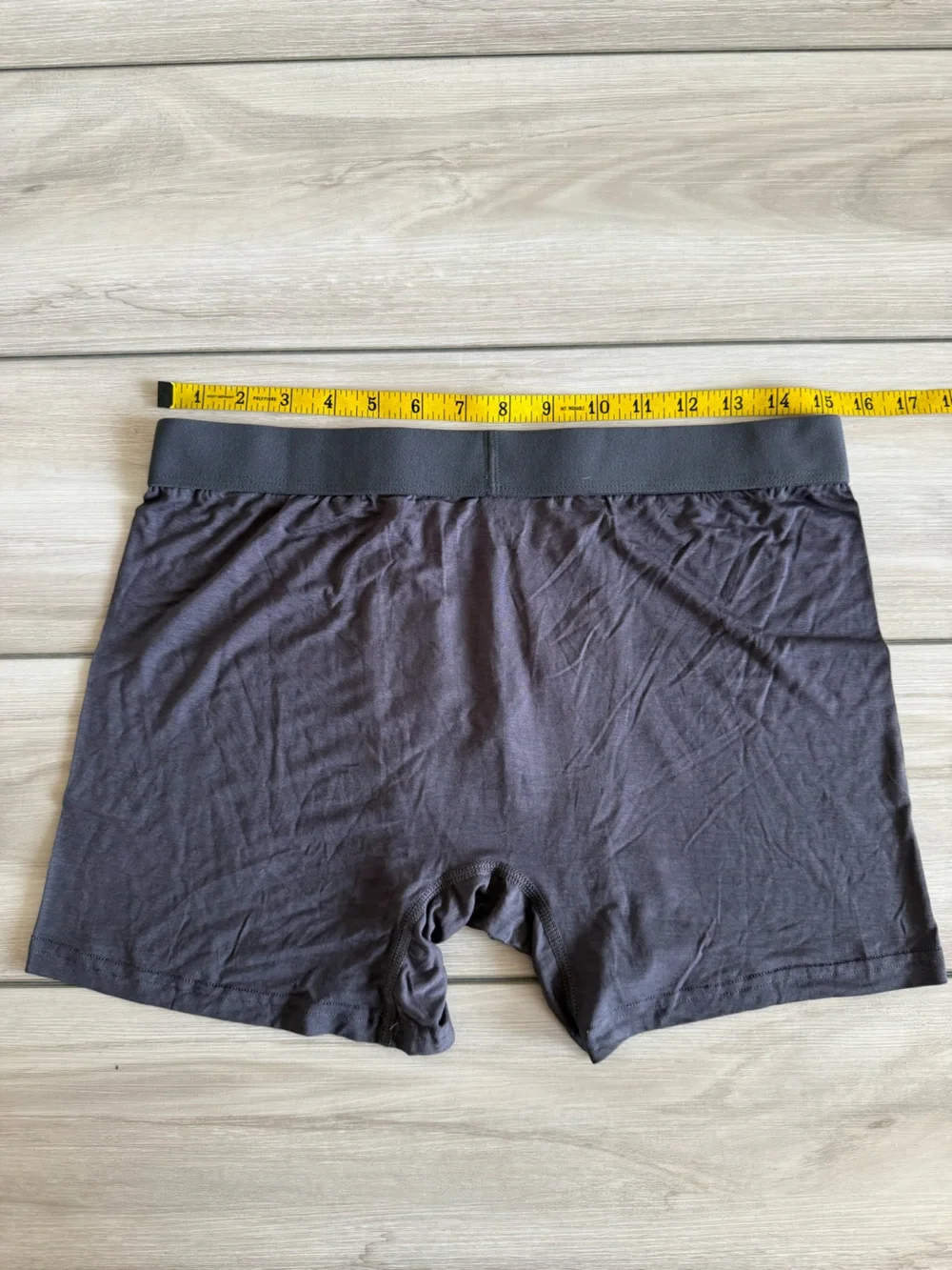 Assence Dual Pouch Boxer Brief Grey XL NWOT